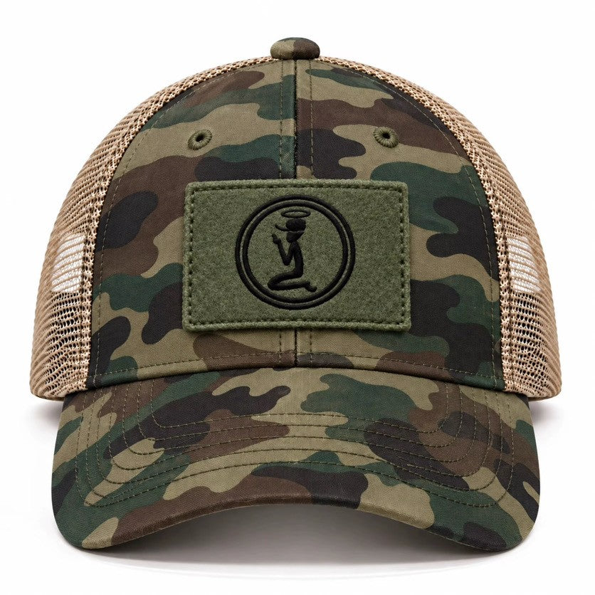 PRE-ORDER Camouflage trucker cap