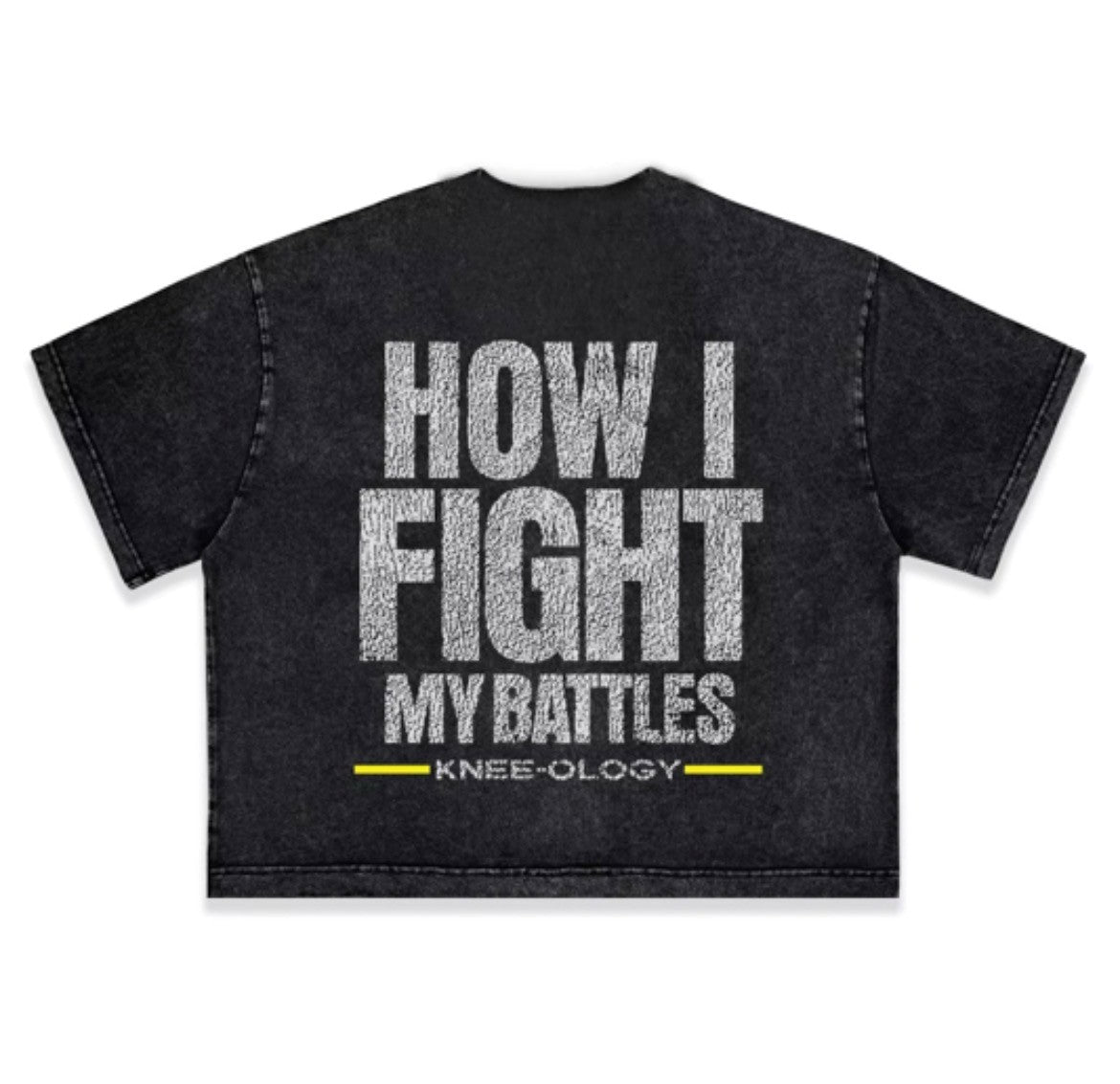 How I Fight My Battles Crop Top